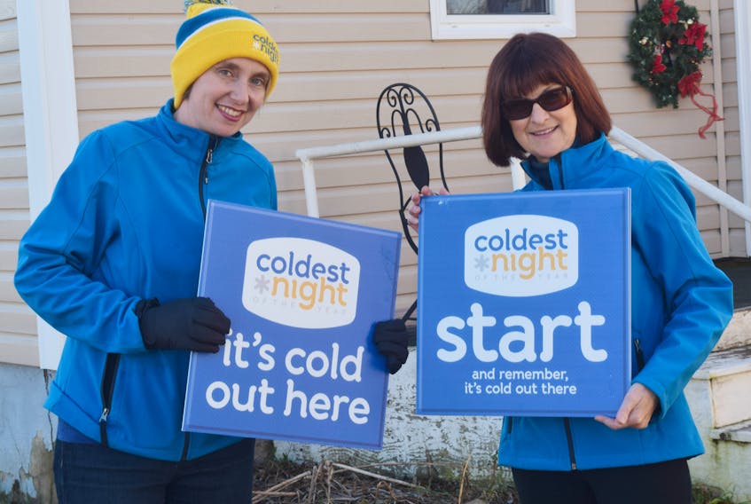 Stacey Dlamini, executive director of Pictou County Roots for Youth, and Jan Keefe are looking forward to this year's Coldest Night of the Year fundraiser, which will raise money to help the local youth homeless shelter.