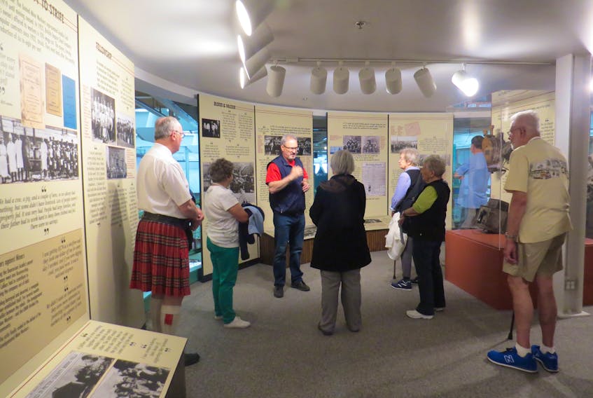 Passengers from the Pearl Mist cruise ship that visited Pictou County in 2017 tour the Museum of Industry. The museum will be hosting cruise passengers again this season.