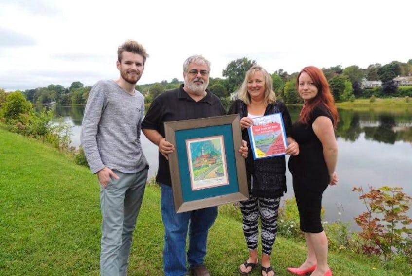 Jake Chisholm, Doug Mann, Willa Kray and Laura Richey are putting together plans for Sale Along the River Oct. 1 at Glasgow Square. Creative Pictou County.
