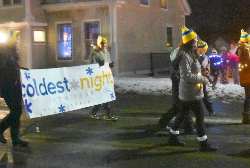 Stacey Dlamini said they’ve set a goal of raising $50,000 at this year’s Coldest Night of the Year event which will be held in Pictou County on Feb. 23, 2019. To help kick off the campaign, Roots for Youth took part in the New Glasgow Christmas Parade on Dec. 10.