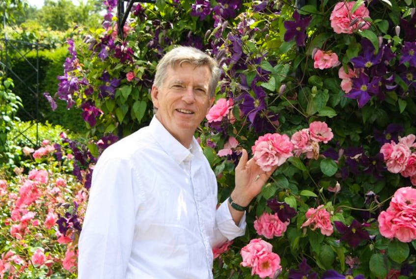 Mark Cullen at the Chelsea Flower Show, the largest show of its kind, in London, England.