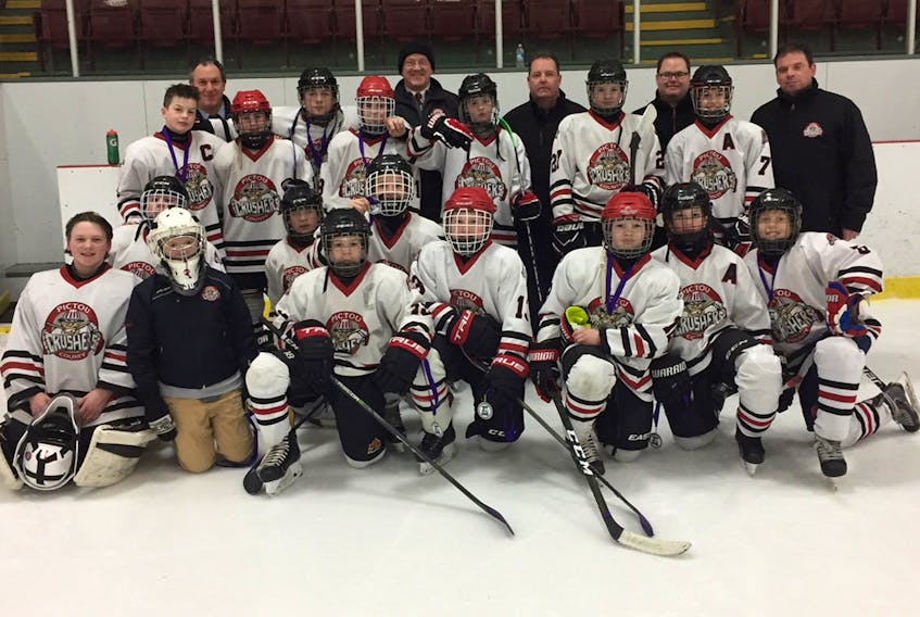 Peewee AAA Crushers captured the silver medal at the Mike Schmitt Memorial Tournament.
