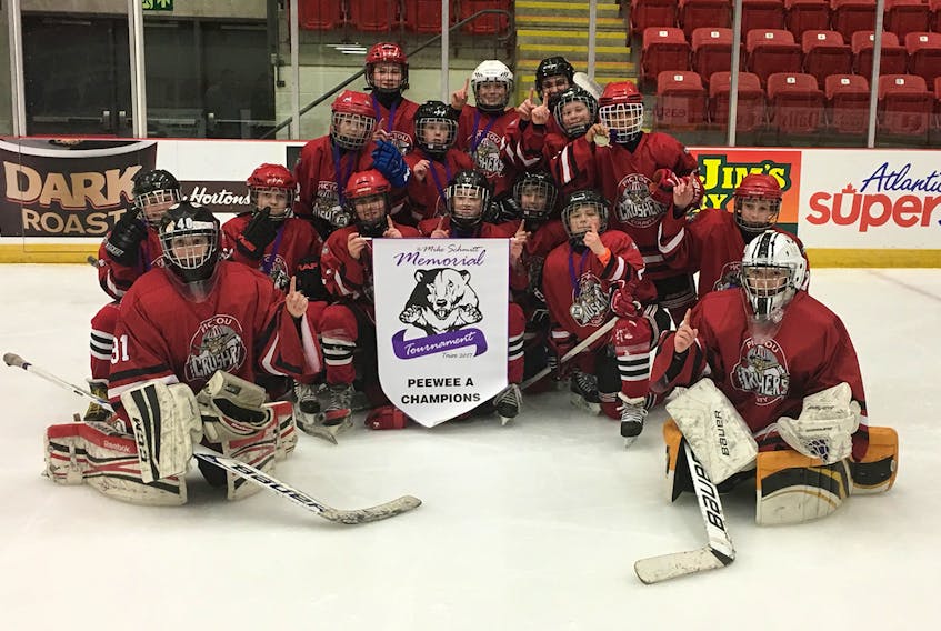 Pictou County Crushers Peewee A Red Team.