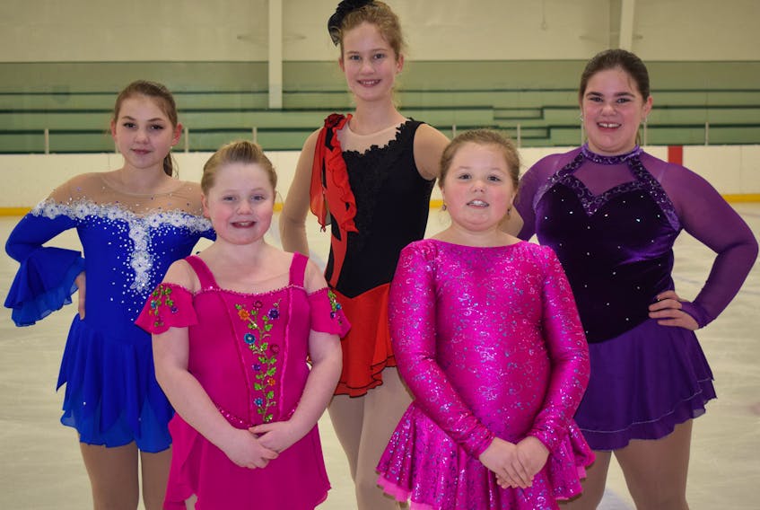These skaters with the East Pictou Silver Blades will take part in a competition for levels Star 1-3 on Jan. 12 in St. Margaret’s Bay.