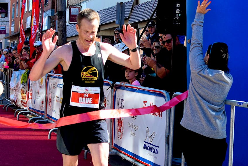 Dave MacLennan of Scotsburn won his 12th Johnny Miles Marathon on Sunday.