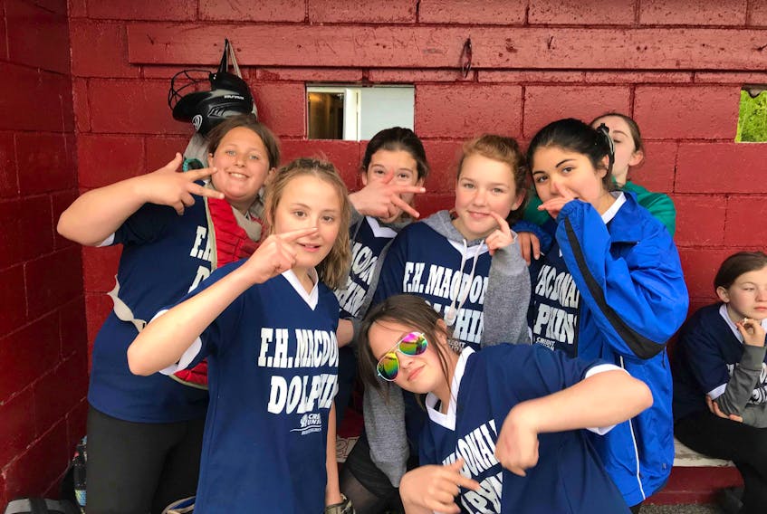 Frank H MacDonald Elementary School was one of 10 teams competing in the Pictou County Grammar School Softball League this year.