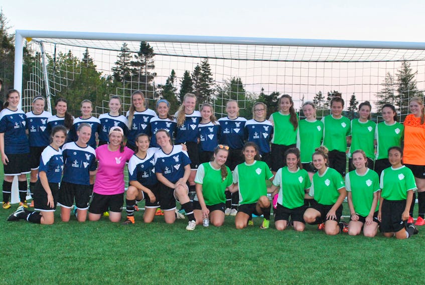 Last week, the Northern Nova United Falcons U17 girls played against Strait United in the first competitive soccer game held at the Chedabucto Lifestyle Complex in Guysborough.