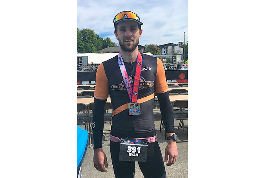 Ryan MacDonald of Green Hill competed in the Ironman 70.3 in Lake Placid, N.Y. this past Sunday.