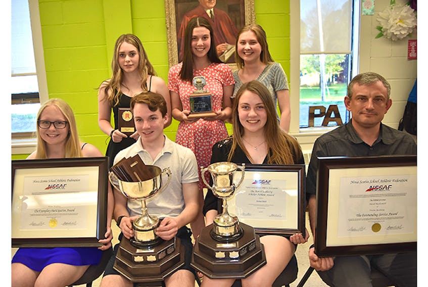 Pictou Academy recognized some of its top athletes on June 10 at the school’s non-academic awards night.