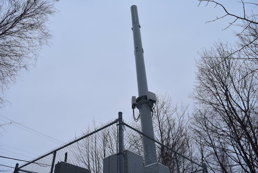East Link telecommunications tower located on Front Street in Pictou