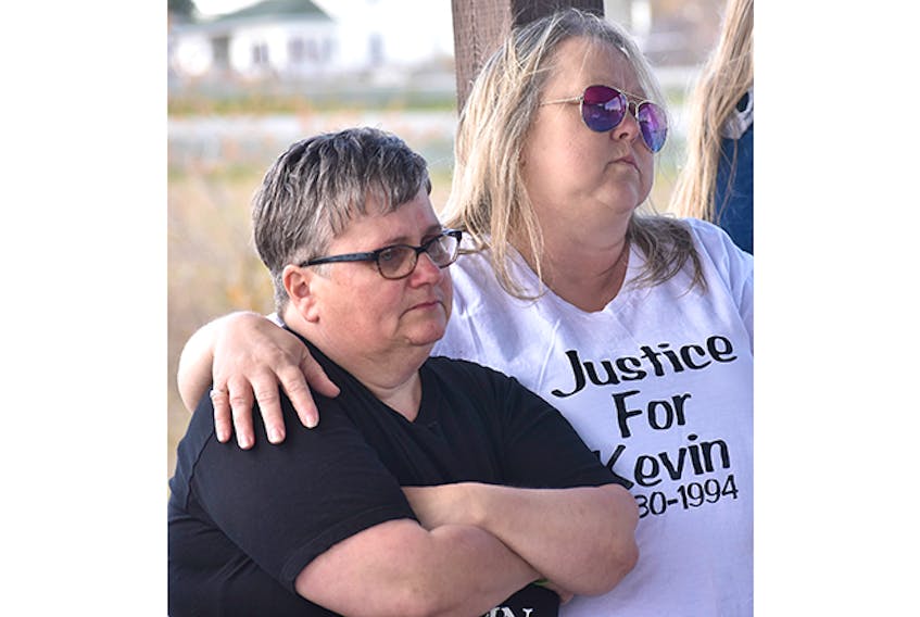 A bench in memory of Kevin Martin was unveiled in Stellarton on May 19, 25 years to the day that the 13-year-old disappeared from his Stellarton home.