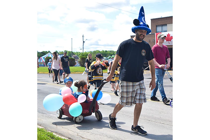 The rain held off for a while on June 29 as the Children’s Parade was held in Westville, as part of Canada Day celebrations in the Town this weekend.