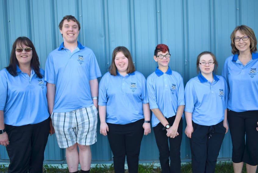 The Youth bocce team will compete at the Invitational Youth Games in Toronto. From left, coach Jean Ivey-Fraser, and athletes Ivan Willis, Kara Scott, Carson Campbell, Cydney MacLean and coach Sheri Scott.