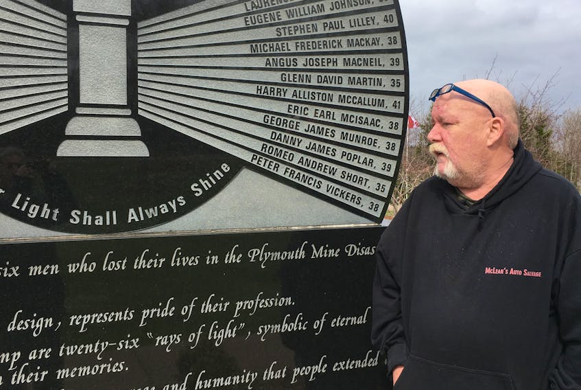 Former Westray mine worker Lorne MacLean on May 9, the 27th anniversary of the disaster that killed 26 men.