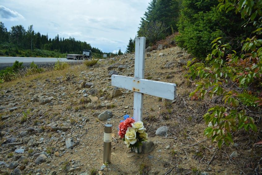This highway cross is just one of hundreds found on highways in Newfoundland and Labrador. NICHOLAS MERCER/THE CENTRAL VOICE
