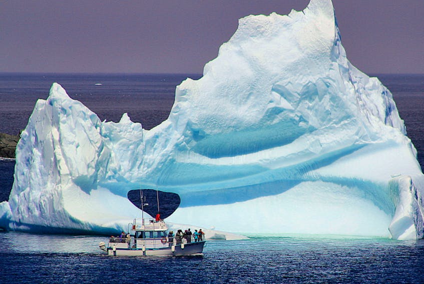Icebergs are a big draw for tourists in Newfoundland. SUBMITTED PHOTO