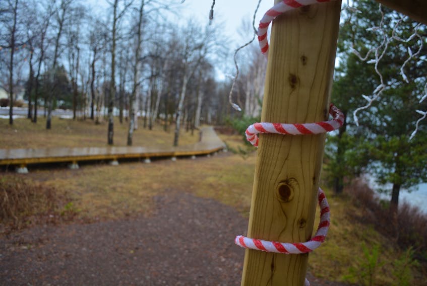 Christmas on the Boardwalk in Bishop's Falls is starting to take shape and is scheduled to open on Dec. 20.