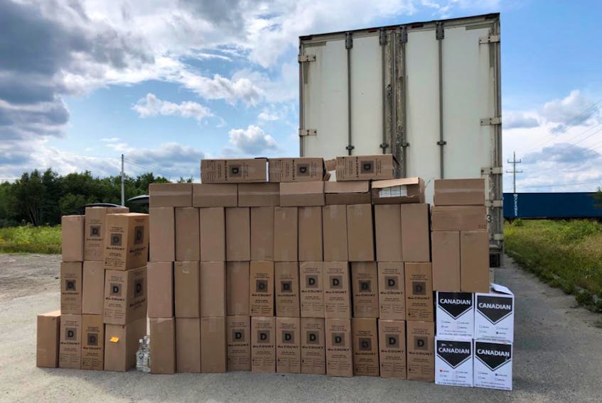 Police managed to seize 3,000 cartons of contraband tobacco in Grand Falls-Windsor recently.
