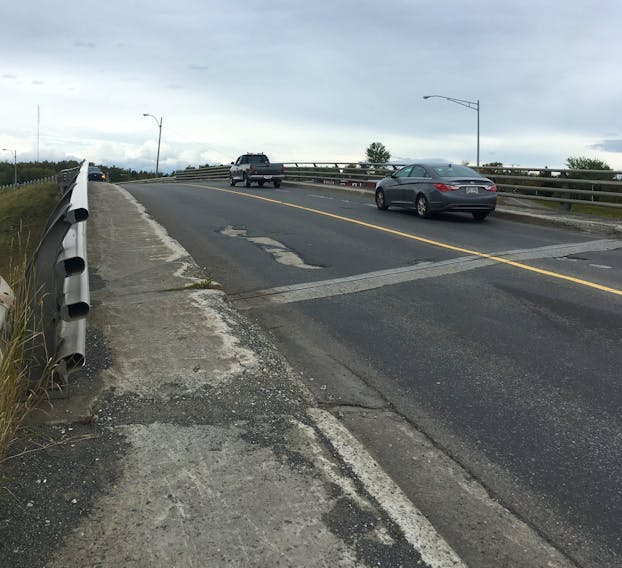This overpass in Grand Falls-Windsor, a busy thoroughfare in the community, is aging but there is a plan in place for its upgrade.