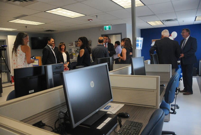 The Corner Brook office of Employment OPTIONS, an employment assistance program funded federally through the Canada-Newfoundland Labour Market Development Agreement, was officially opened in Corner Brook Monday.