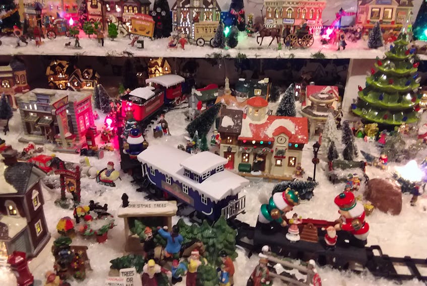 Bit by bit for 25 years, Pauline Moores has been creating this Christmas village in the basement of her Red Bay home.
