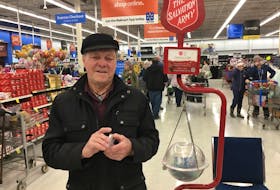 Jack Pennell has been volunteering for the Corner Brook Salvation Army's Christmas Kettle Campaign since 2017. He is pictured here at the kettle in Walmart.