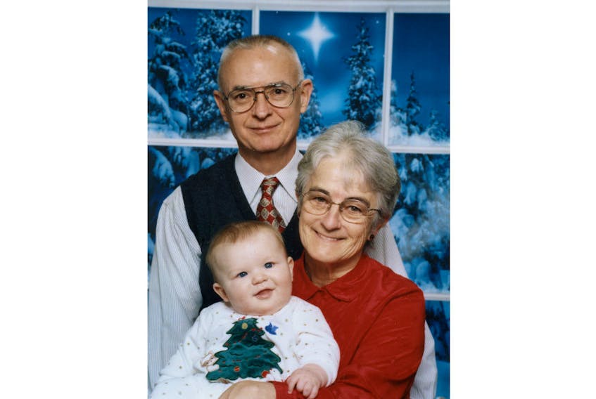 David and Kate Bagby are pictured with their grandson Zachary Turner in 2002. CONTRIBUTED BY DAVID AND KATE BAGBY