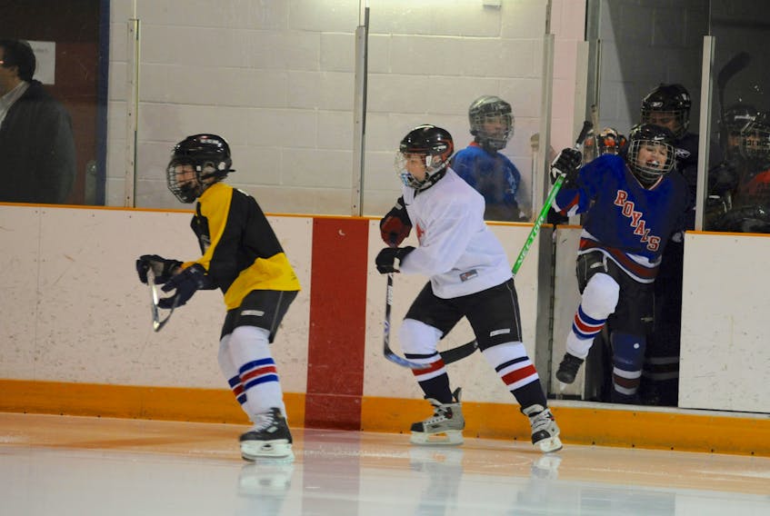 The Corner Brook Minor Hockey Association is paying back its debt to the city's civic centre without interest charges, while a police investigation continues into financial issues disclosed by the organization last winter. FILE/THE WESTERN STAR