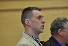 Thomas Whittle is seen in the provincial court in Corner Brook in this June 2019 file photo.