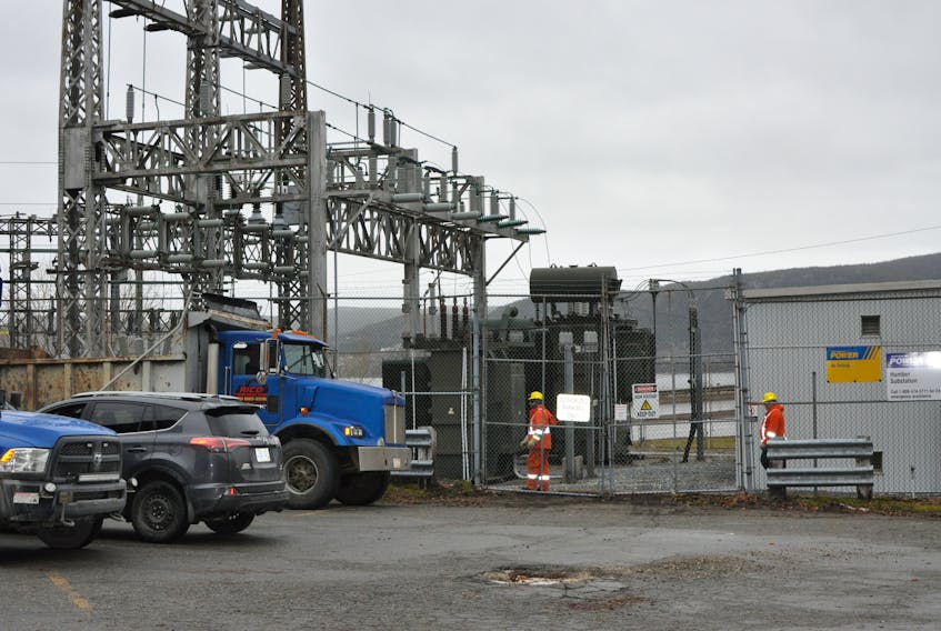 Employees with Newfoundland Power are still on the site of the Humber Substation, located behind the Hotel Corner Brook in Corner Brook. An incident at the substation just after 8 a.m. today is believed to have caused a wide-spread power outage in the city.