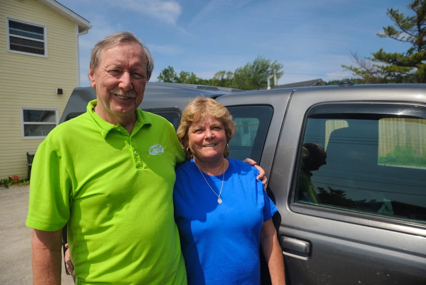 Joy Smith and Ted Pearson of British Columbia were floored by the generosity of a Corner Brook couple who loaned them a truck for several days while their own car was undergoing unexpected repairs.