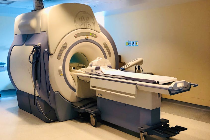 Western Health is replacing this 14-year-old MRI unit at Western Memorial Regional Hospital in Corner Brook with a new unit. A temporary unit will be used in the meantime and the work will mean some rearranging of accessible parking spaces outside the hospital. – Photo Courtesy of Western Health