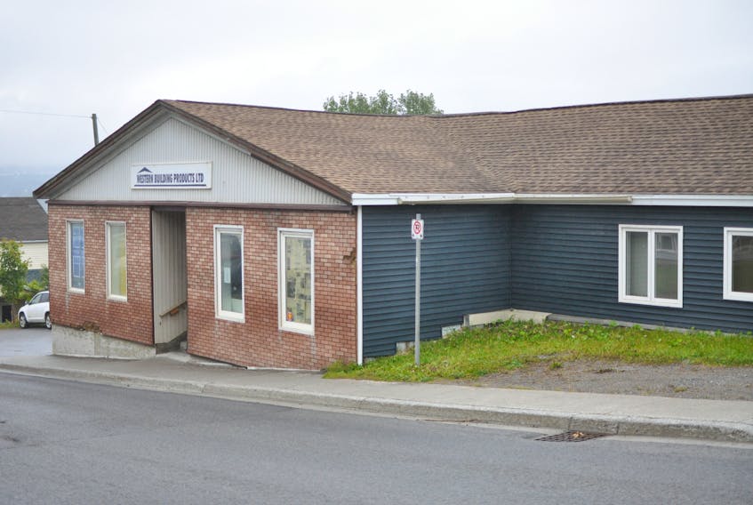 This former building supply store on Popular Road in Corner Brook could soon be torn down to make way for a veterinary clinic.