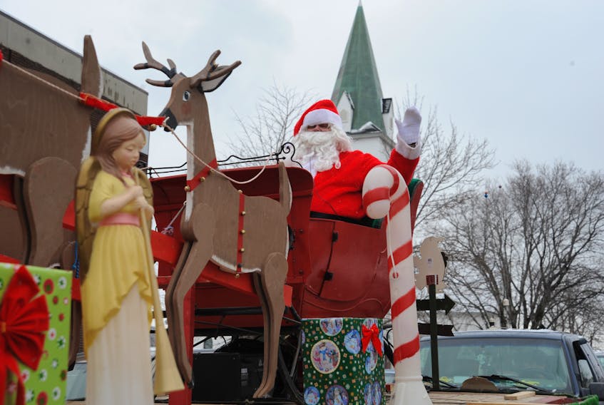 Besides getting ready for the big day later this month, Santa Claus is busy this time of year dropping into towns for their annual parades in his honour.