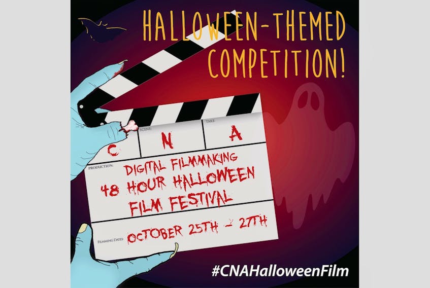 College of the North Atlantic’s Digital Filmmaking program is issuing a provincial challenge for participants to create short Halloween films during a 48-hour period. - Contributed image