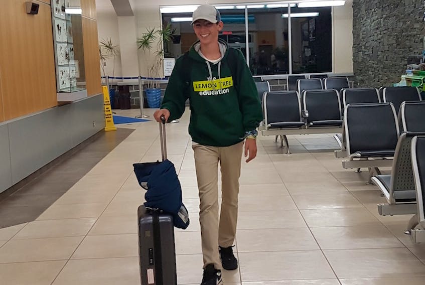 Gonzalo Garcia was all smiles when he arrived in Newfoundland in September 2020. Now COVID-19 means the exchange student from Spain is unsure of when he’ll get to go home again.