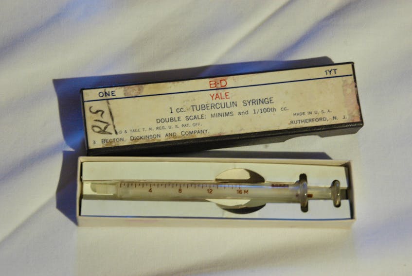 Dr. Wilfred Grenfell’s tuberculosis syringe – an item that perhaps saved many lives on the Great Northern Peninsula and Labrador. - Stephen Roberts