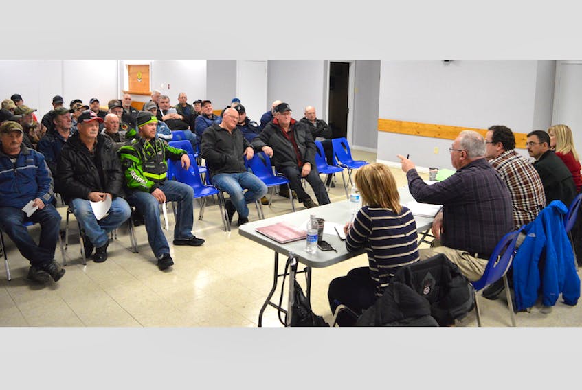St. Anthony and area harvesters expressed the need for younger people to get involved with the fishery at a Dec. 6 meeting with the Department of Fisheries and Oceans. Some pointed out current criteria is making it nearly impossible for young people to have an economically viable route into the industry.
