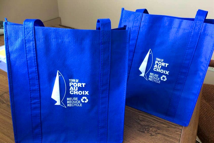 Port au Choix has purchased 2,200 reusable bags to distribute to locals.
