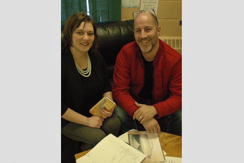 Nista and Trevor Noel of St. Anthony started a support group for individuals battling addictions in January. On April 19, they received $2,900 from the Department of Health and Community Services.