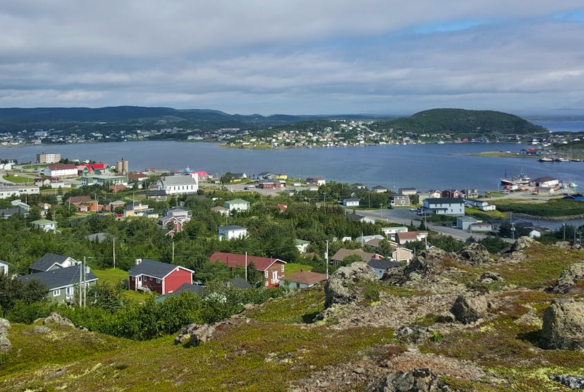 St. Anthony, seen here from the top of Mountain Drive, was listed as one of the nine most charming historic towns in Canada by Expedia.