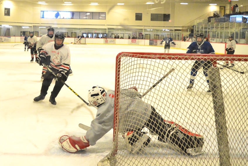 The St. Anthony Polars and the Straits Rifters went head to head for Minor Hockey Week on Saturday, January 20th. - Kyle Greenham