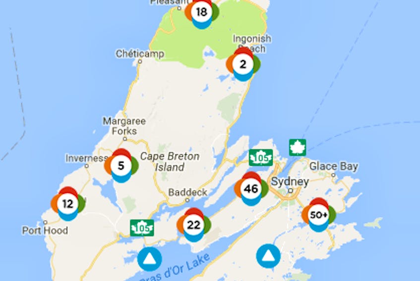 Nova Scotia Power outage - Tuesday, Dec. 26.