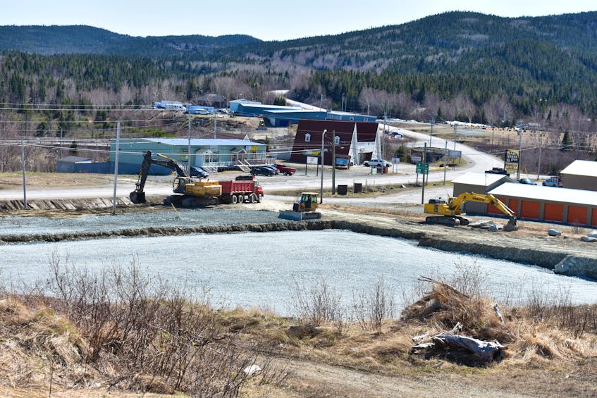 The site for the Baie Verte retirement centre has been cleared, but construction has been delayed because of weather for the past couple of months.