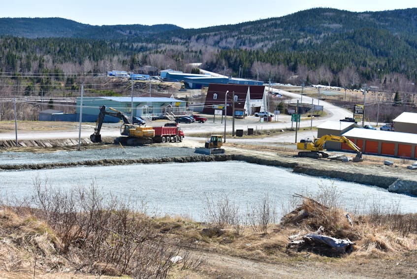 The site for the Baie Verte retirement centre has been cleared, but construction has been delayed because of weather for the past couple of months.