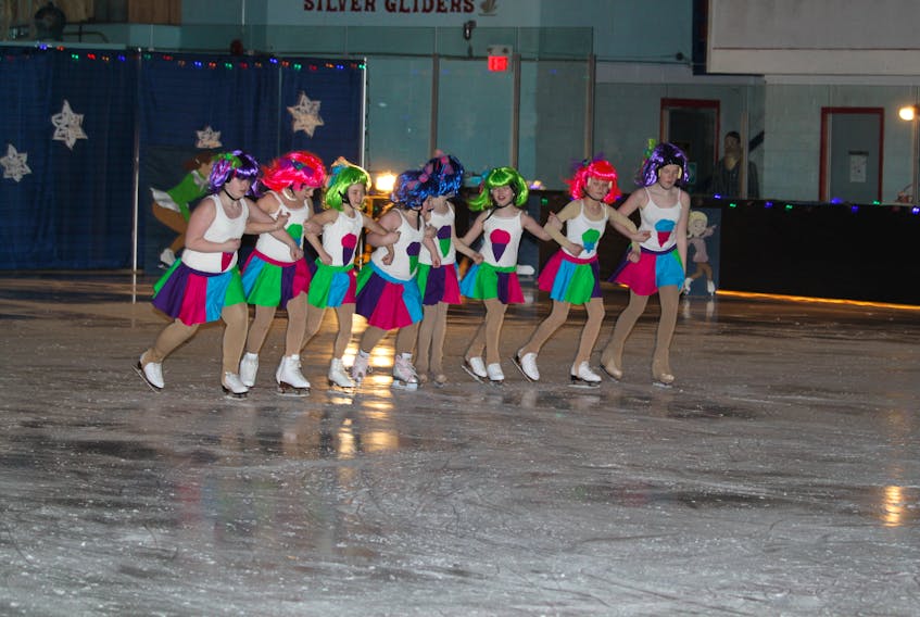Members of the Silver Gliders perform during last year's ice show in Springdale.