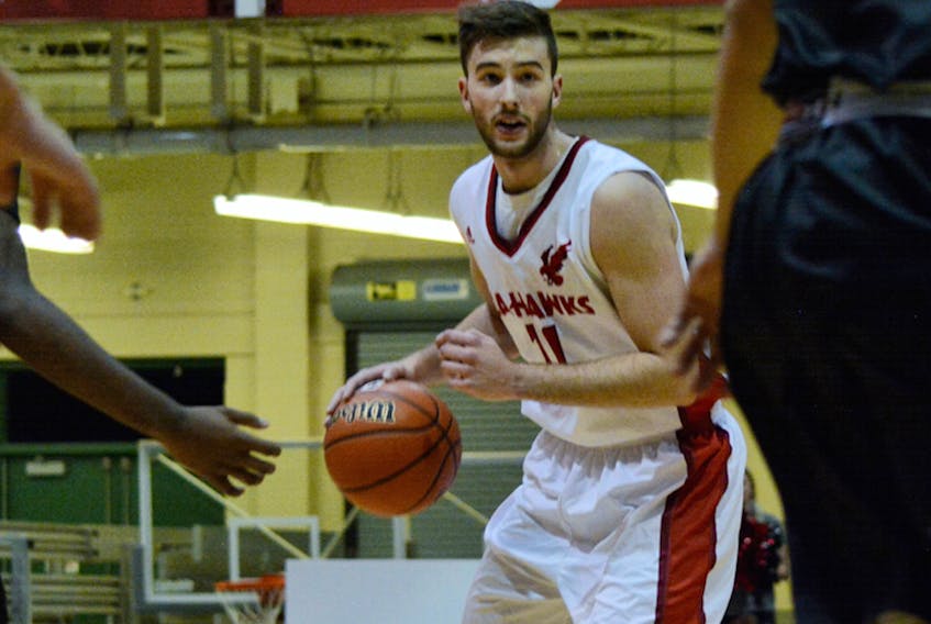 Nathan Barker (11) had 35 points today to help the Memorial Sea-Hawks to their second win in as many games in 2018.