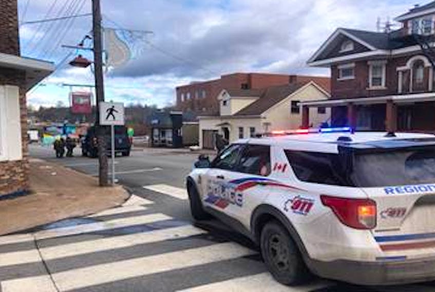 A standoff between police and a 41-year-old man who barricaded himself inside a residence on Archimedes Street in downtown New Glasgow ended safely at about 12:30 p.m. Sunday after several hours. The man faces charges of uttering threats and mischief.