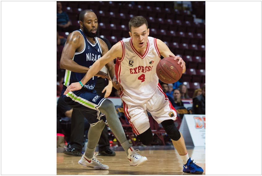 File photo/Windsor Express/Kevin Jarrold — St. John's native Noel Moffatt, who played last season for the Windsor Express, has signed a contract with the St. John's Edge.