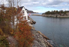 Most of the leaves are down, the low grey clouds belie the season but the views are still magnificent along the harbour in Brigus, N.L.  Gary Mitchell perfectly framed this one, making sure to capture a splash of red from our lovely Canadian flag.